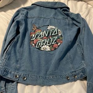 Santa Cruz denim jacket brand new with tags